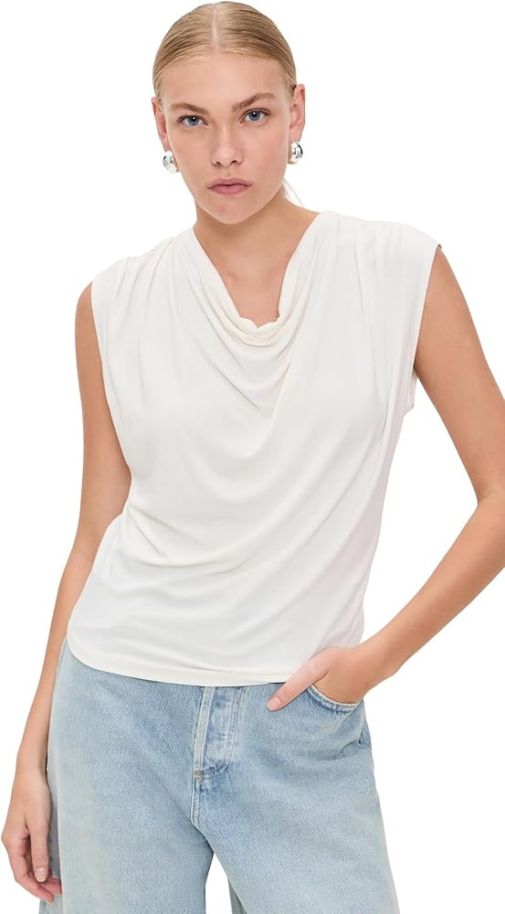 Vince Women's Sleeveless Draped Cowl Neck Top | Amazon (US)