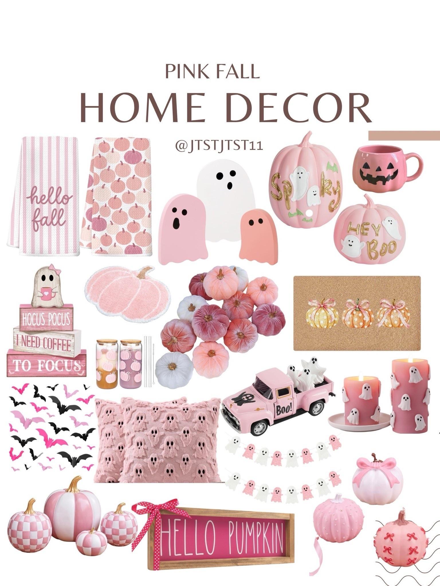 I’m thinking about buying some pink fall and Halloween decor this year. Have you ever decorated your home with pink for fall? Let me know!

#LTKSeasonal #LTKHome #LTKSaleAlert