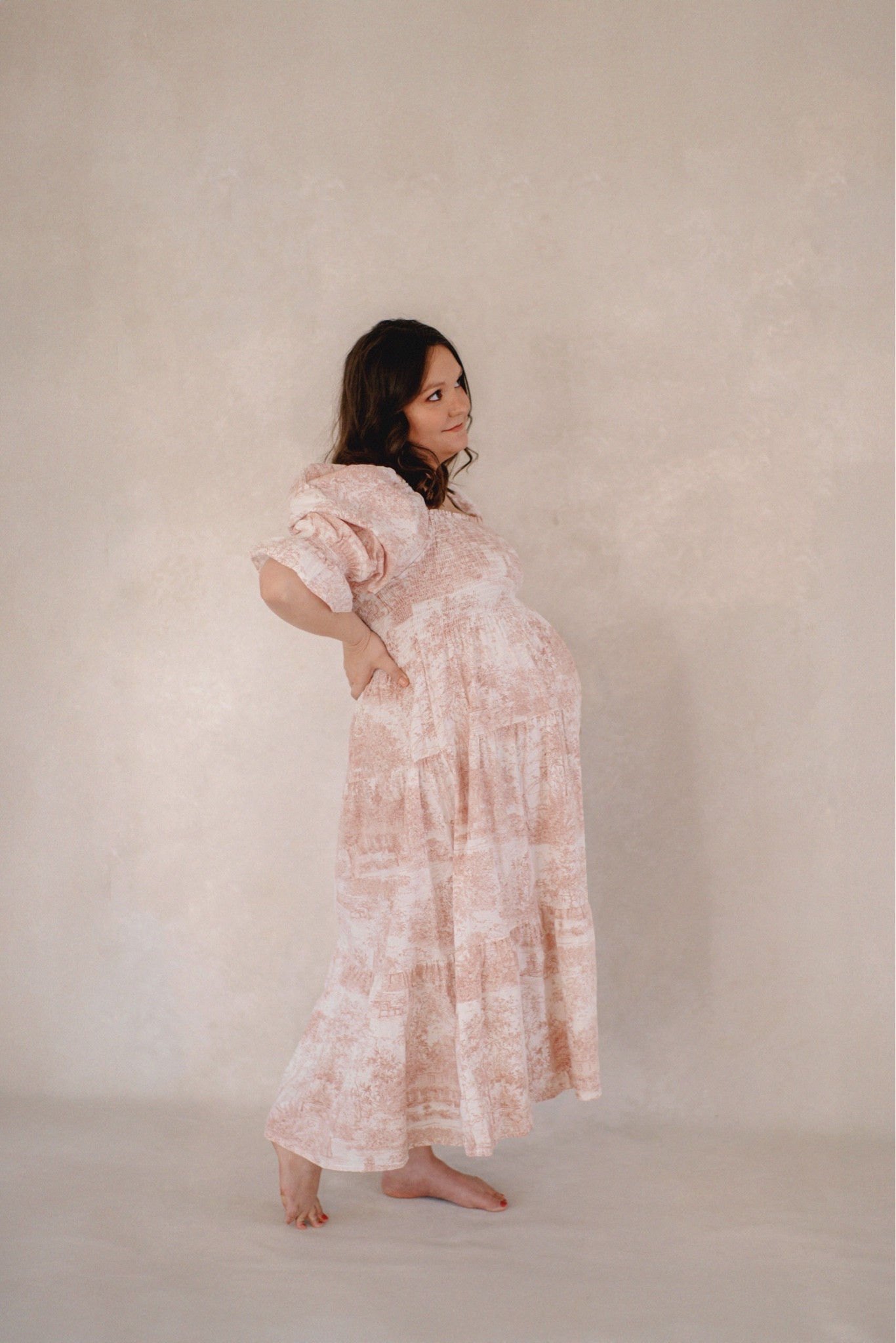 Maternity picture throwback- loved a toile dress moment 💕

#LTKmomlife #LTKBump