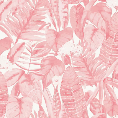 Tempaper & Co. 28 sq ft Tropical Peel and Stick Wallpaper Pink | Target