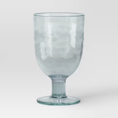 Coastal 15 fl oz Glass Goblet Light Mint Green - Threshold™ | Target