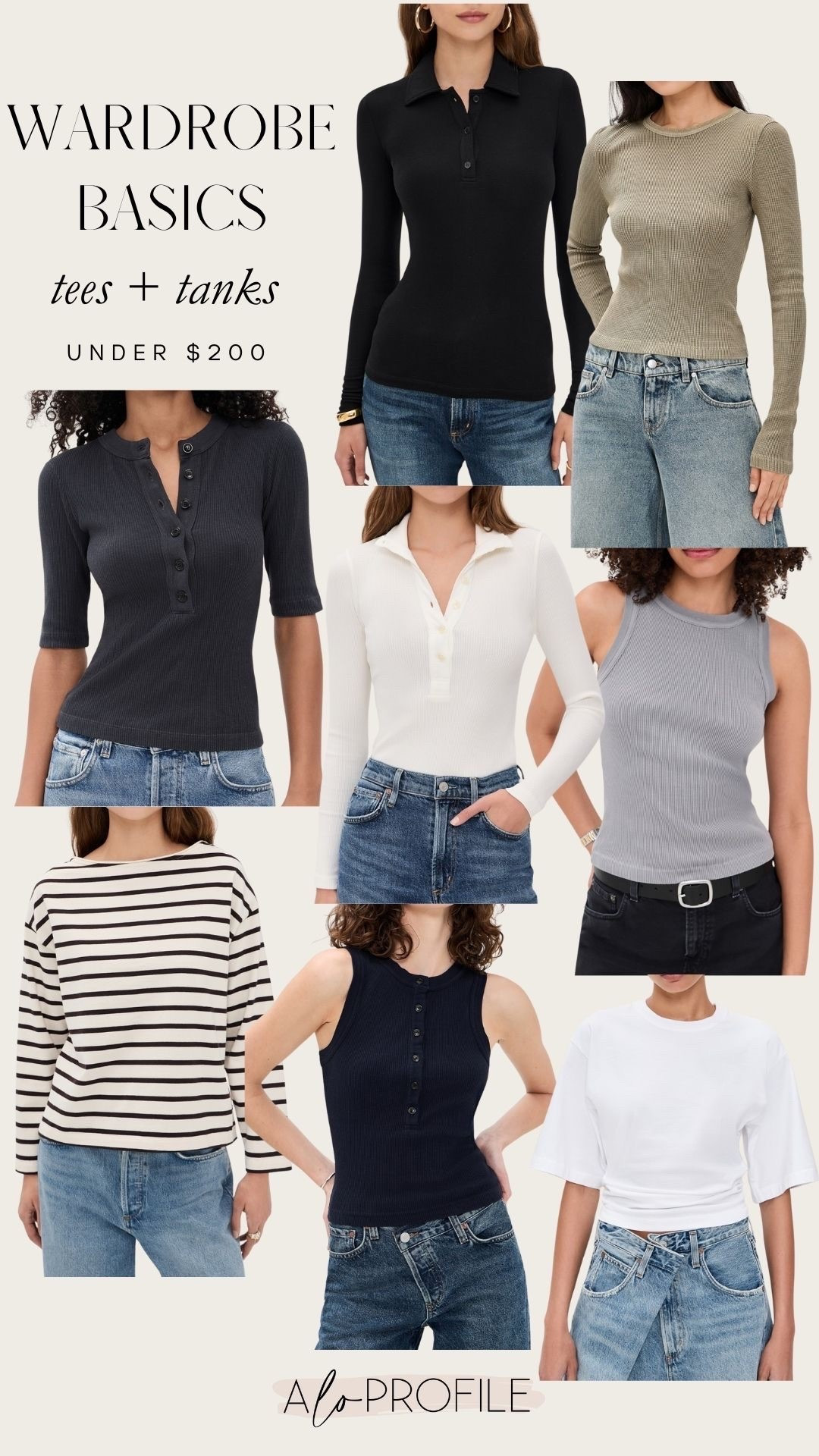 Shopbop Closet Staples: Tees & Tanks // Shopbop, wardrobe staples, capsule wardrobe, neutral wardrobe, wardrobe essentials, closet basics, wardrobe must haves, fall fashion, winter fashion