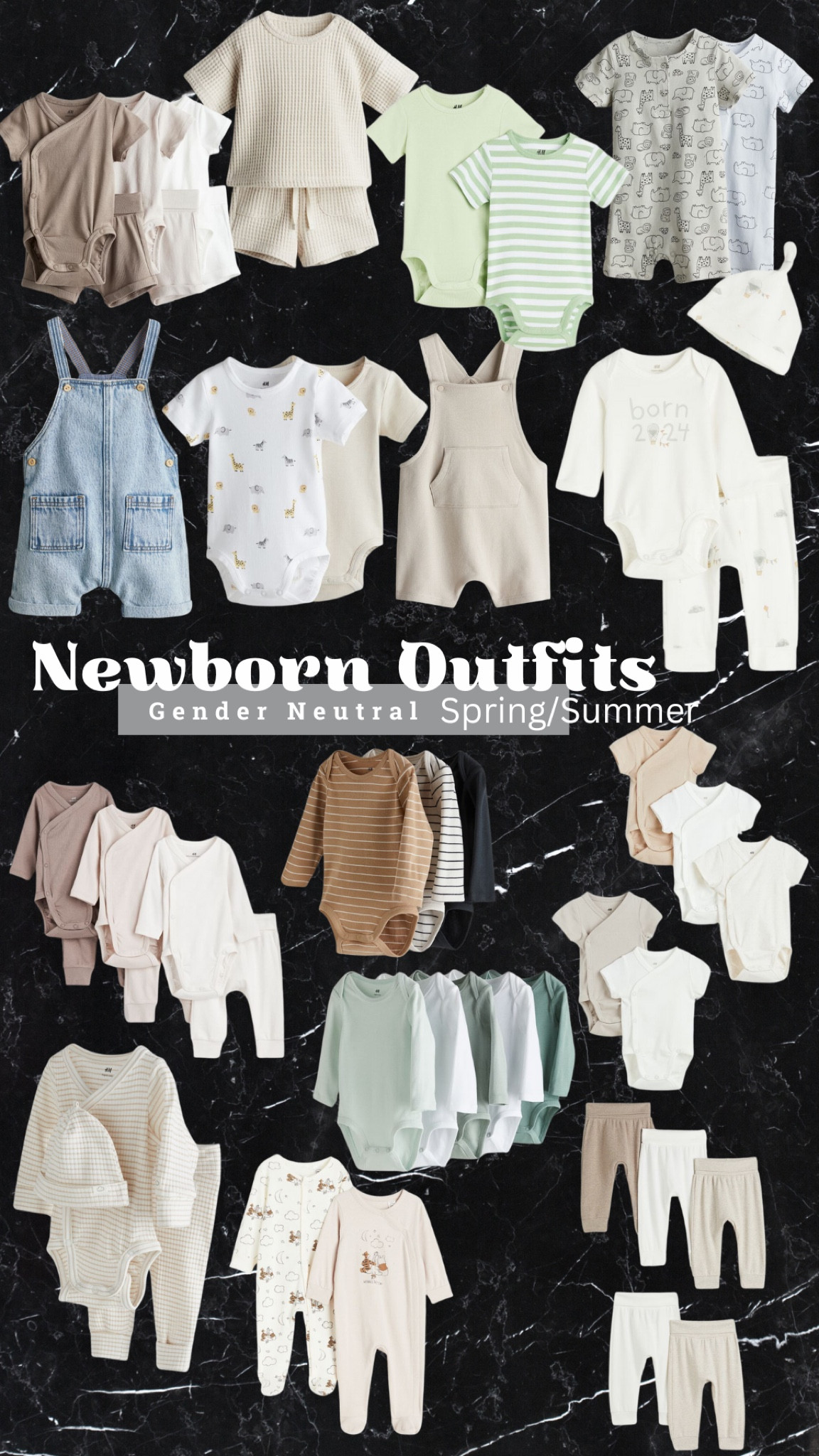 Gender neutral newborn outfits | infant outfits | gender neutral outfits | baby outfits | spring newborn outfits | spring fashion | baby summer outfits | summer newborn clothes 

#LTKstyletip #LTKSeasonal #LTKbaby