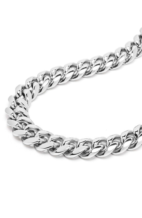Nialaya Chunky Cuban Chain Choker in Silver at Nordstrom | Nordstrom