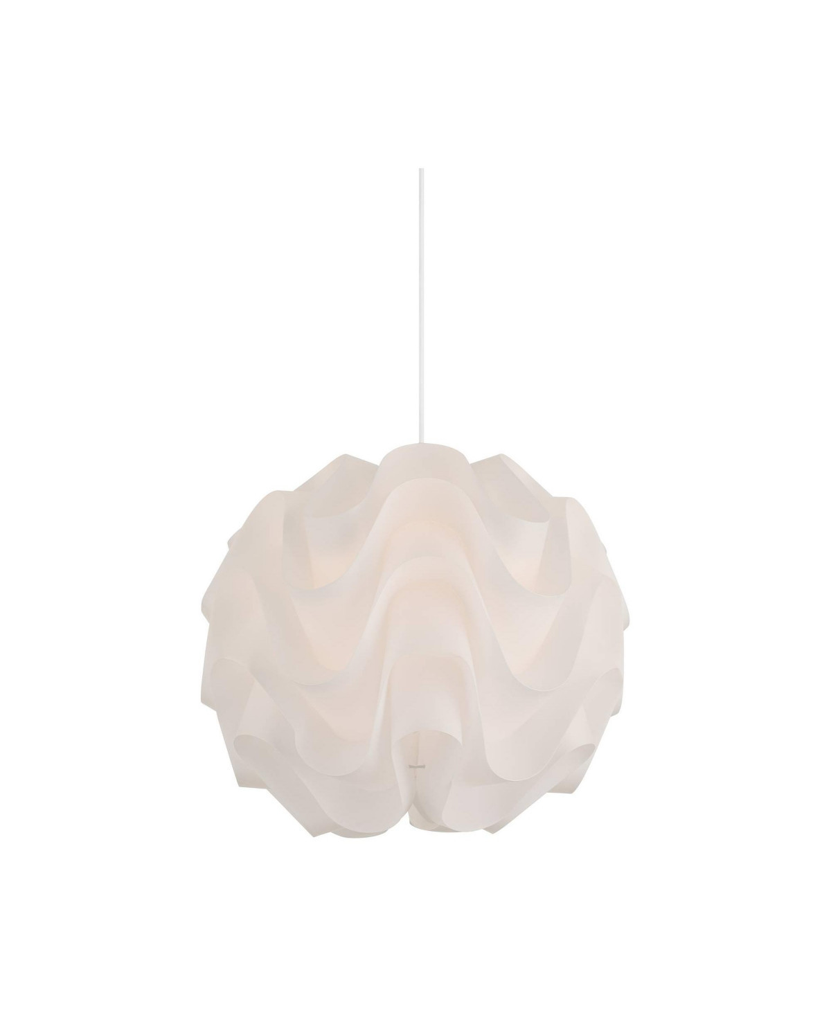 Possini Euro Design Parhelia Wide Cloud Orb Pendant Light - White | Macy's