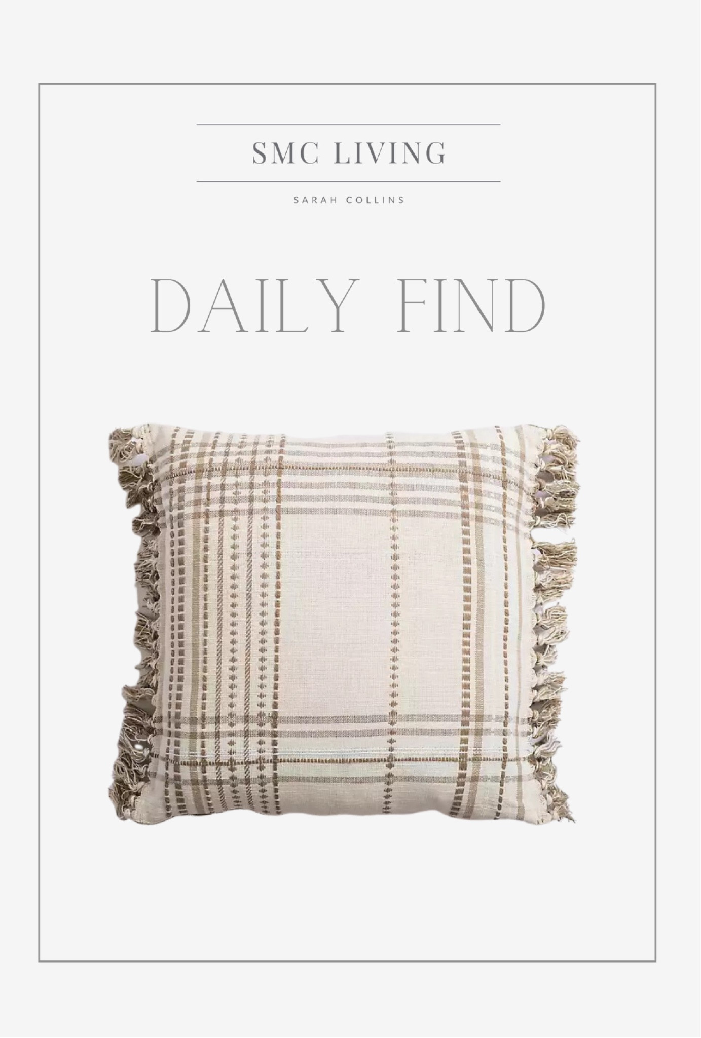 Daily find 🤩

Throw pillow
Neutral pillow
Affordable throw pillow
Beige throw pillow 
Ivory throw pillow 

#LTKfindsunder50 #LTKhome