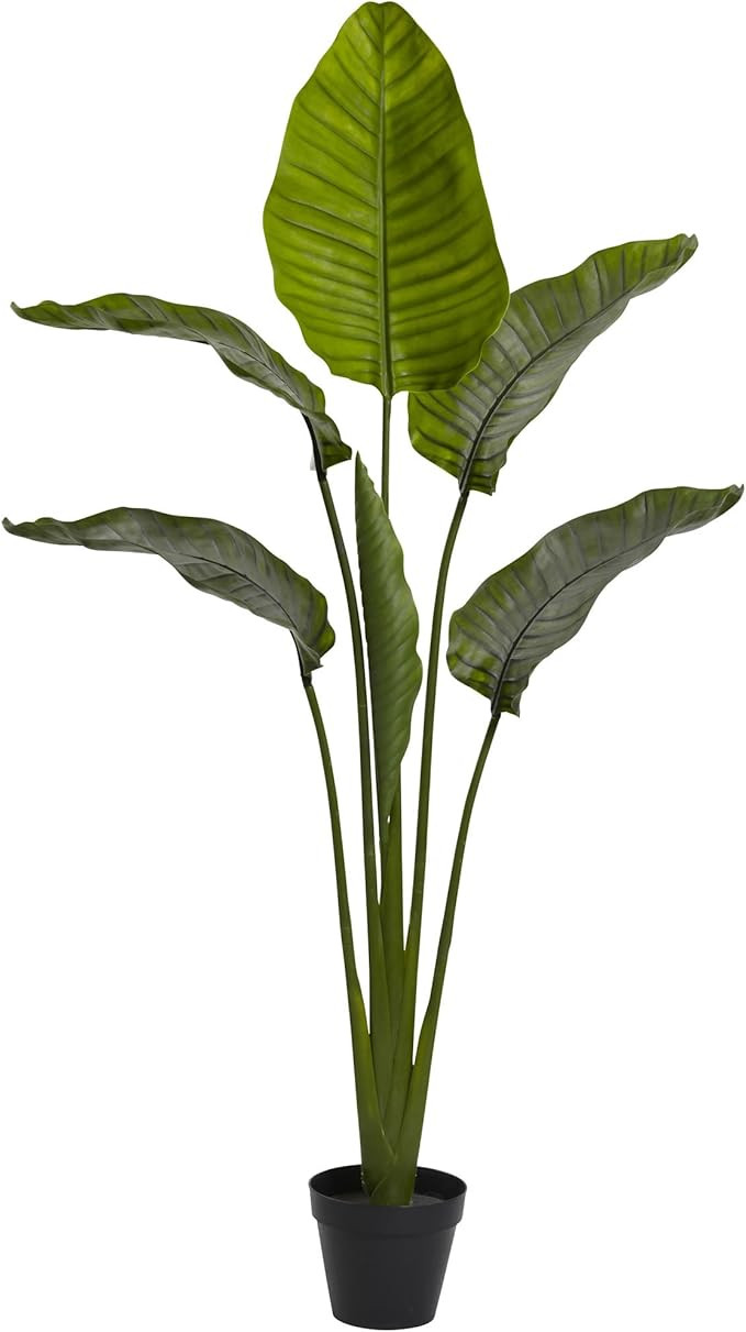 Nearly Natural 60in. Travelers Palm Tree UV Resistant (Indoor/Outdoor) | Amazon (US)