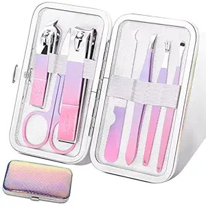 Manicure Set Women Nail Clippers 8in1 Manicure Pedicure Kit Basis Stainless Steel Manicure Kit Gr... | Amazon (US)