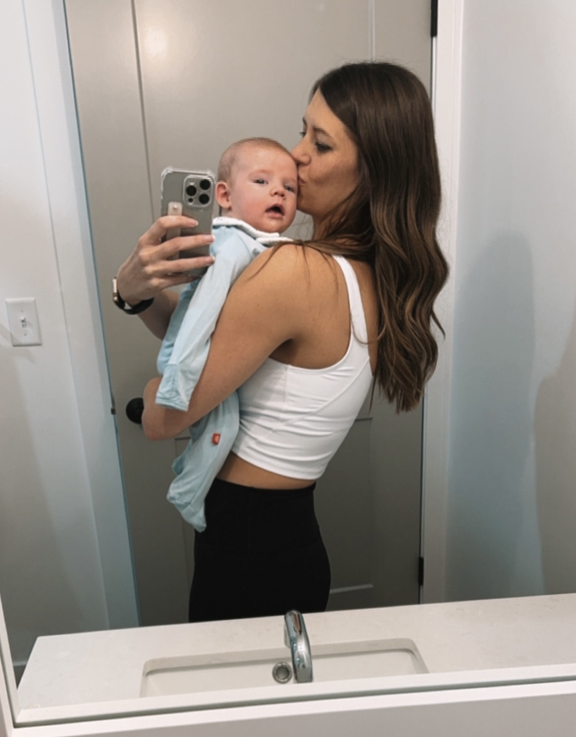 Favorite workout wear 3 months postpartum! 

#LTKfitness #LTKbaby #LTKfamily