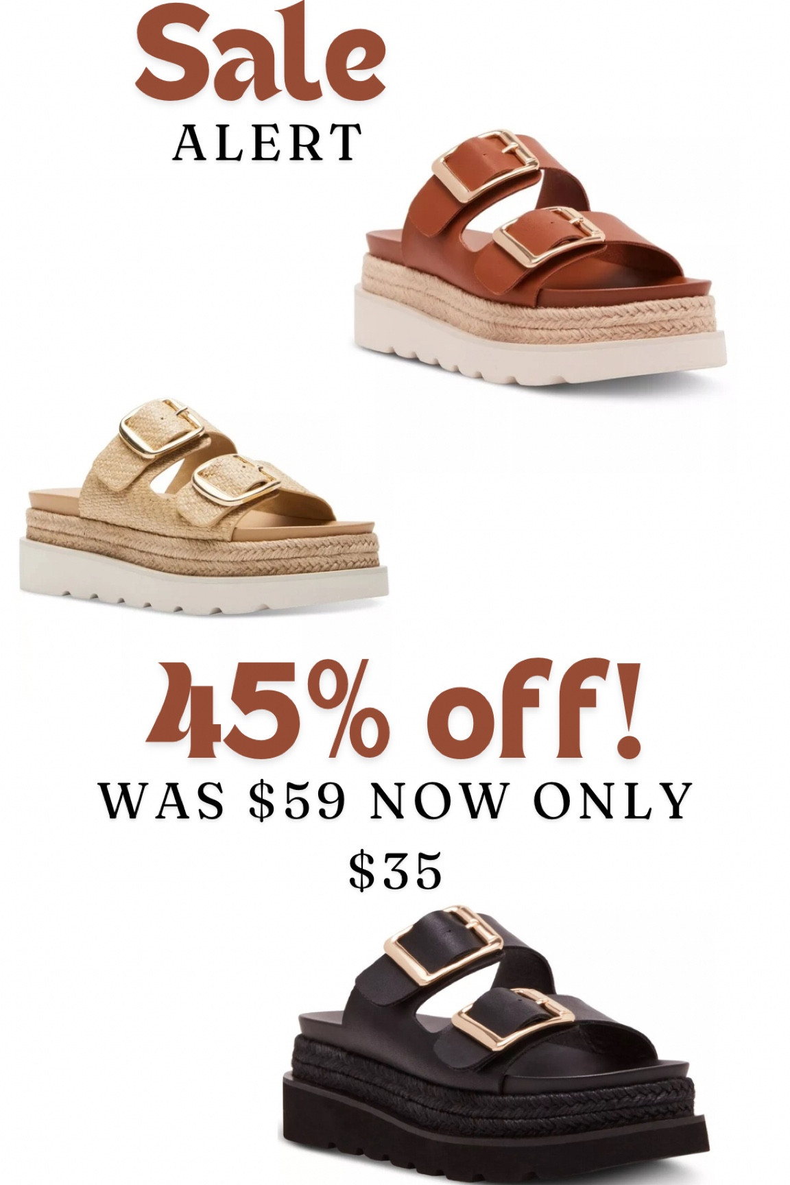 The perfect summer sandal that’s comfortable and cute and on major sale! Hurry while they are still in stock. If in between sizes size down a half size  

#LTKShoeCrush #LTKFindsUnder50 #LTKSaleAlert