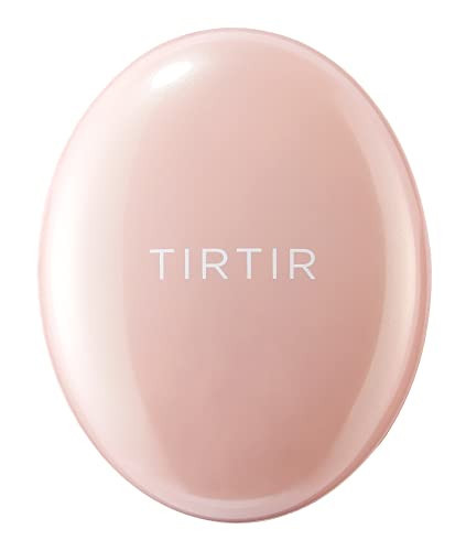 TIRTIR Mask Fit All Cover Pink Cushion Foundation | High Coverage, Semi-Matte Finish, Lightweight, Flawless, Corrects Redness, Korean Cushion, Mini (0.15 oz.), #21N Ivory | Amazon (US)