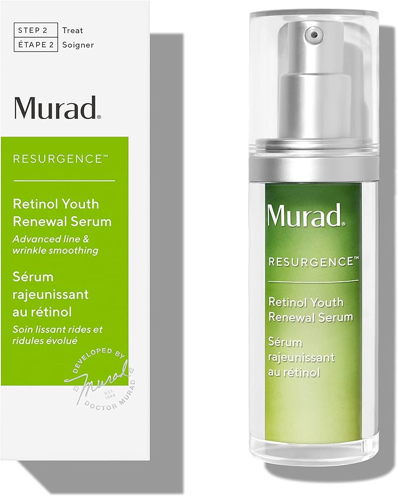 Murad Retinol Youth Renewal Serum - Fast-Acting Retinol Serum for Face and Neck - Visibly Improve... | Amazon (US)