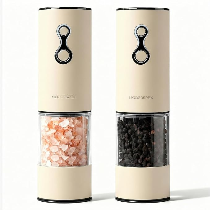 Electric Salt and Pepper Grinder Set USB-C Rechargeable, Dual-Speed Automatic Salt and Pepper Mil... | Amazon (US)