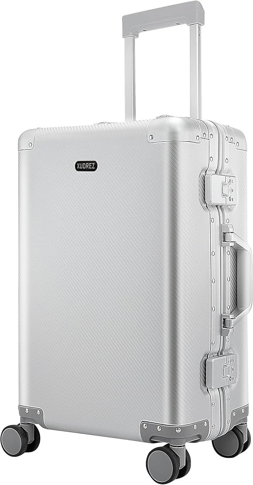 Simcat All Aluminium Luggage,Large Suitcase Hard Shell,Airline Approved Carry On Suitcase with TS... | Amazon (UK)