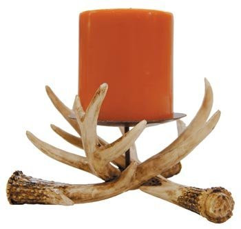 Antler Pillar Candle Holder 6-inch | Amazon (US)