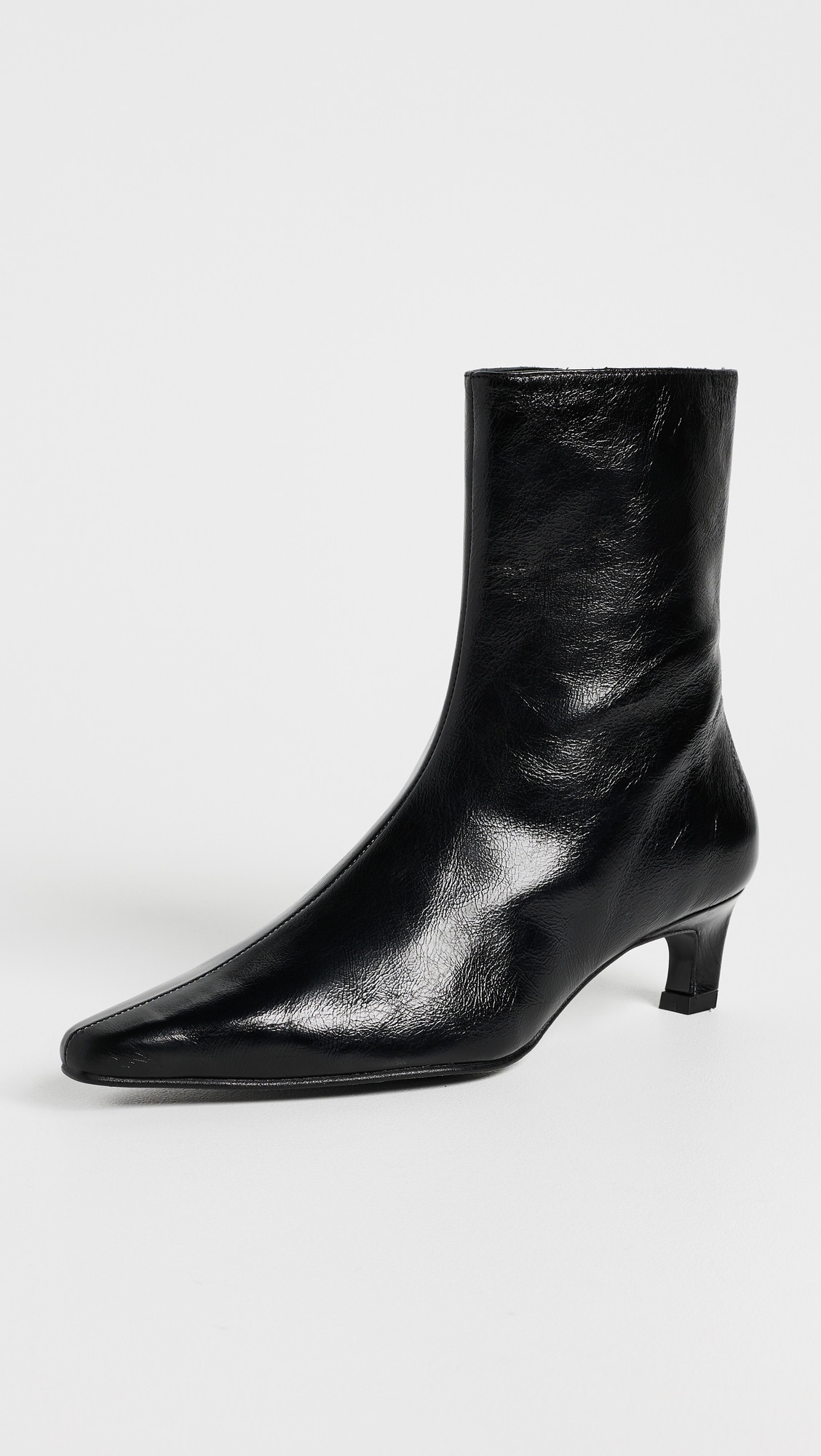 ALOHAS Ambar Leather Ankle Boots Rift Black 41 | Shopbop