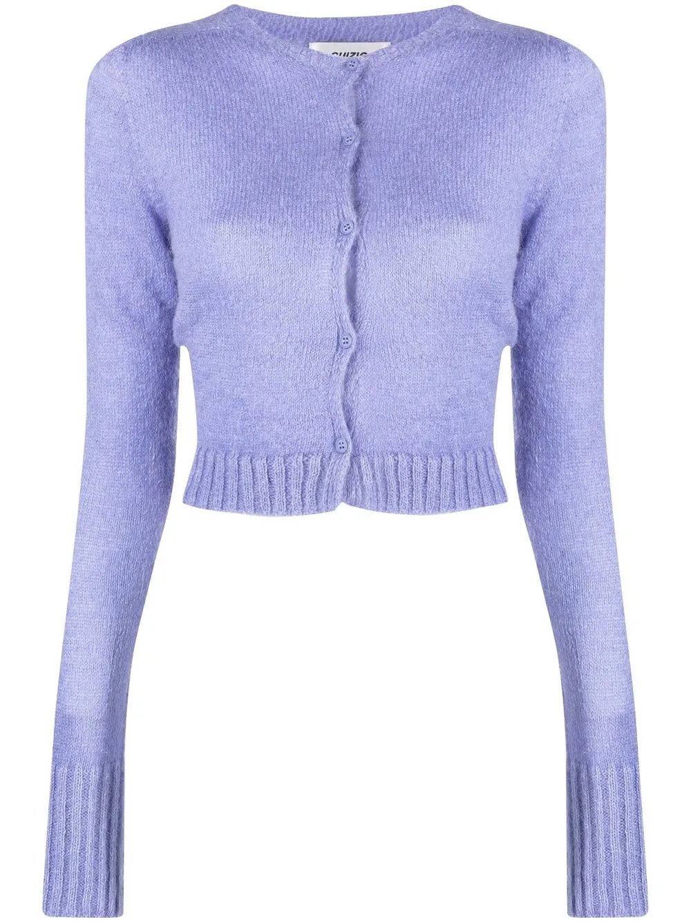 Danielle Guizio round-neck Cropped Cardigan - Farfetch | Farfetch Global