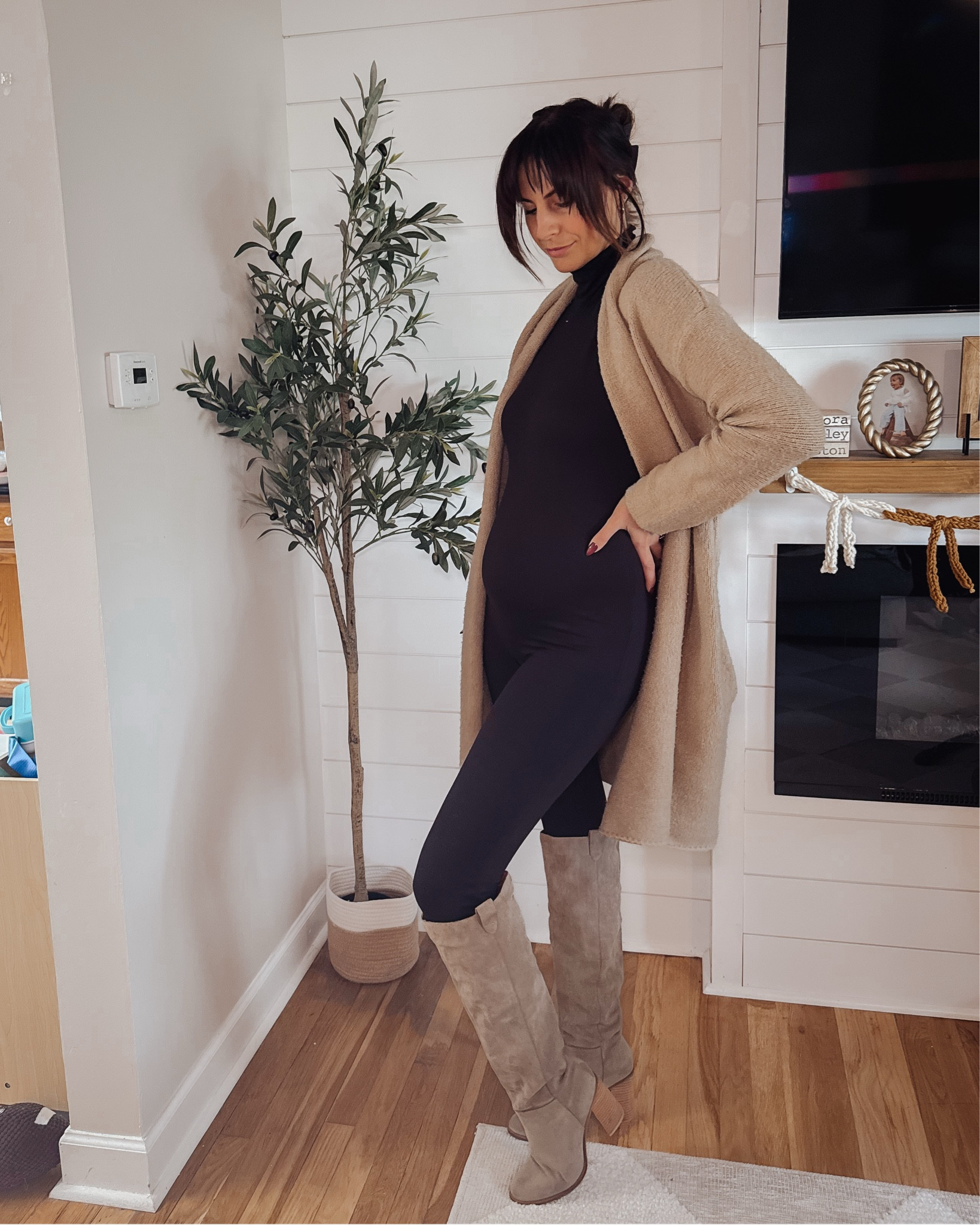 Chic and comfy ✨🤰🏻 bump friendly fall outfit. 

Wearing small 

#LTKFindsUnder50 #LTKStyleTip #LTKBump