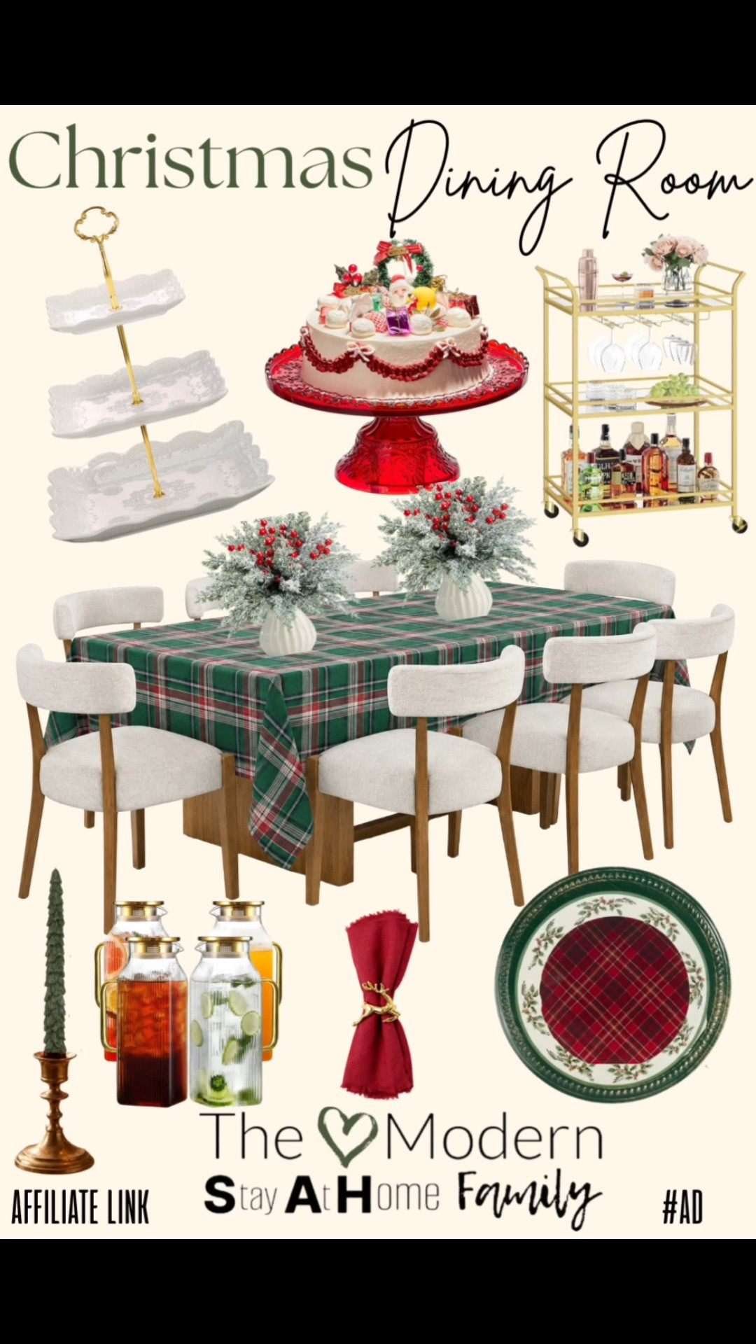 Christmas dining room decor is one of my favorite ways to make the home feel extra special for the holiday season. 🎄✨ From a beautifully decorated Christmas dining table to cozy Christmas table settings, festive dinnerware, Christmas centerpiece ideas, and elegant holiday accents, these are the details that make everyday meals feel a little more magical.

Whether you love a classic Christmas look, cozy traditional Christmas decor, neutral Christmas decorating, or a more elegant holiday style, you can create a beautiful dining room without completely redecorating. Think layered table linens, Christmas greenery, candles, festive napkin rings, seasonal dishes, and simple touches that bring the whole space together.

I’m sharing some of my favorite Christmas dining room decor finds and holiday table ideas to help you create a dining space that feels warm, inviting, and ready for all those Christmas dinners, family gatherings, and holiday celebrations. 🤍🎄

Christmas dining room decor, Christmas dining table decor, Christmas table decor, Christmas table setting, Christmas centerpiece, Christmas centerpiece ideas, holiday table decor, holiday dining room decor, Christmas dinner table, Christmas tablescape, Christmas tablescape ideas, festive table setting, Christmas dinnerware, Christmas plates, Christmas napkins, Christmas napkin rings, Christmas table linens, Christmas greenery, Christmas candles, Christmas home decor, holiday home decor, elegant Christmas decor, traditional Christmas decor, neutral Christmas decor, cozy Christmas decor, Christmas decorating ideas, holiday entertaining, Christmas dinner ideas, Christmas hosting ideas, Christmas home inspiration, festive dining room ideas

#LTKSeasonal #LTKHome #LTKSaleAlert