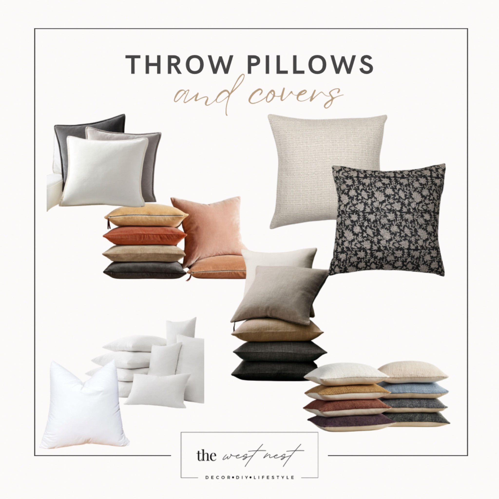 An easy way to change up a room throughout the seasons is a fresh color or pattern on a pillow cover. 

#LTKFindsUnder100 #LTKHome