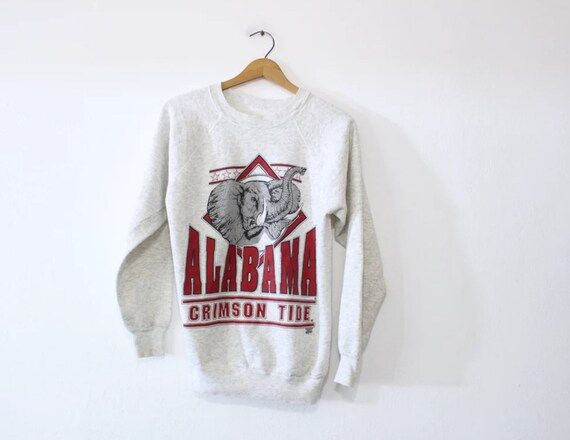 Vintage University of Alabama Crimson Roll Tide Sweatshirt, Alabama Sweatshirt, Roll tide sweatsh... | Etsy (US)