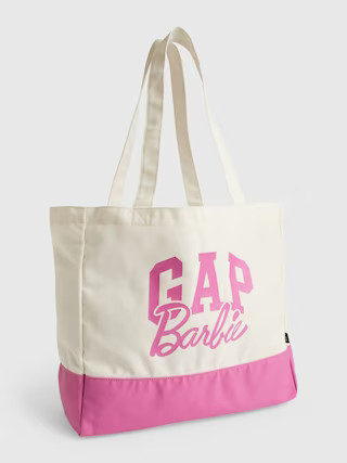 Gap × Barbie™ Adult Recycled Arch Logo Tote Bag | Gap (US)