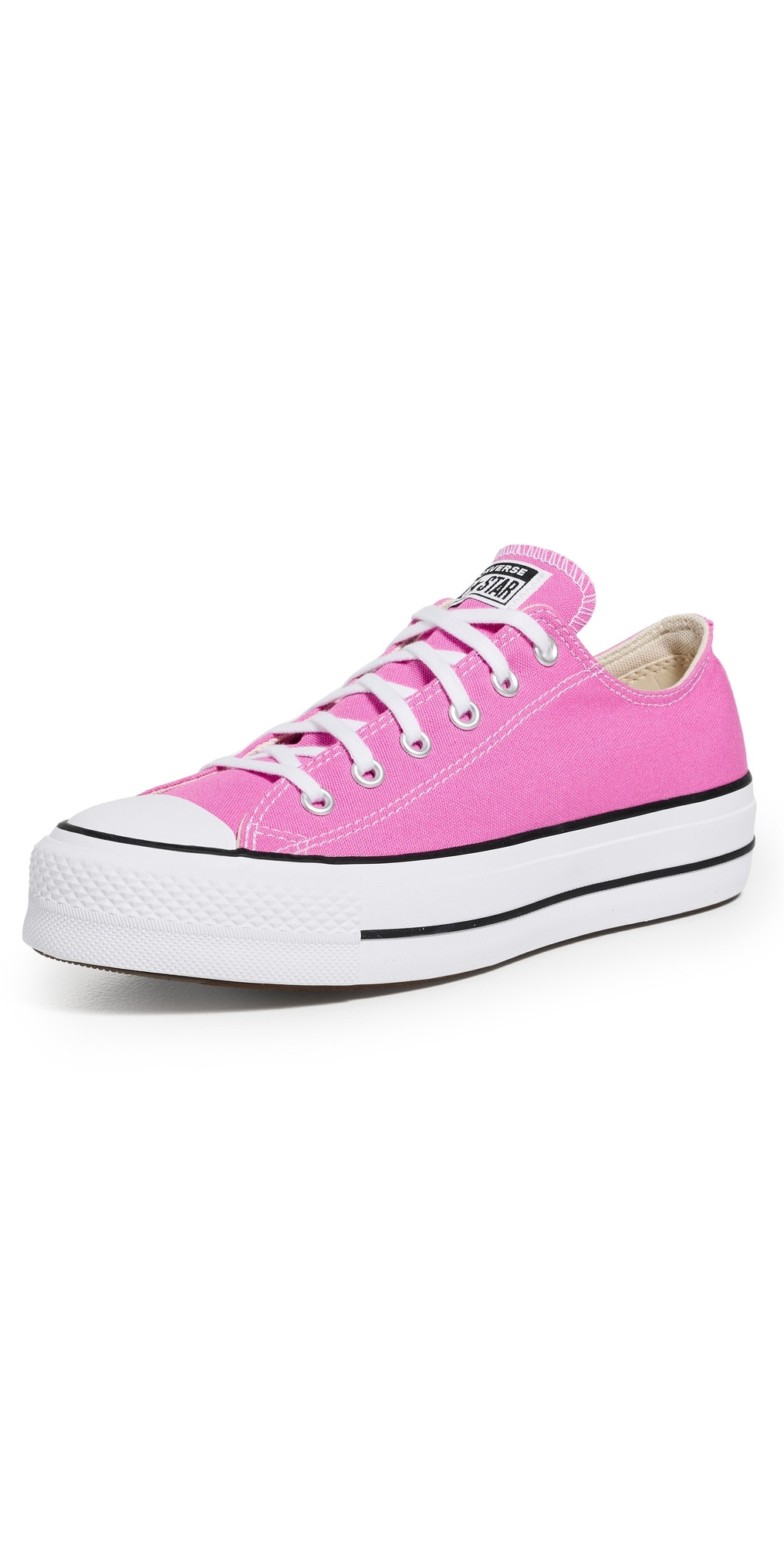 Converse Chuck Taylor All Star Lift Platform Sneakers Shocking Orchid/White/Black 5 | Shopbop