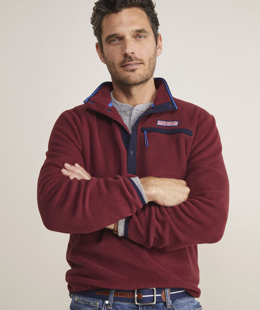 Harbor Fleece Quarter-Snap | vineyard vines