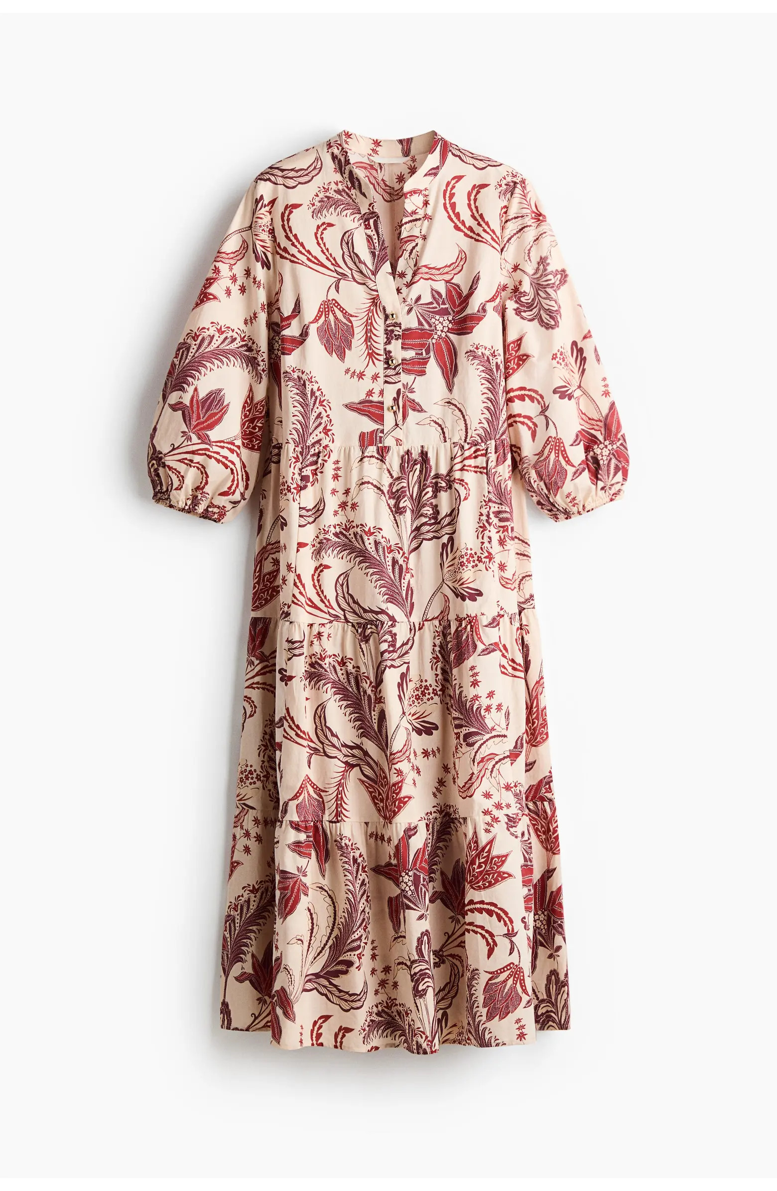 H&M Tiered Midi Dress | Nordstrom | Nordstrom