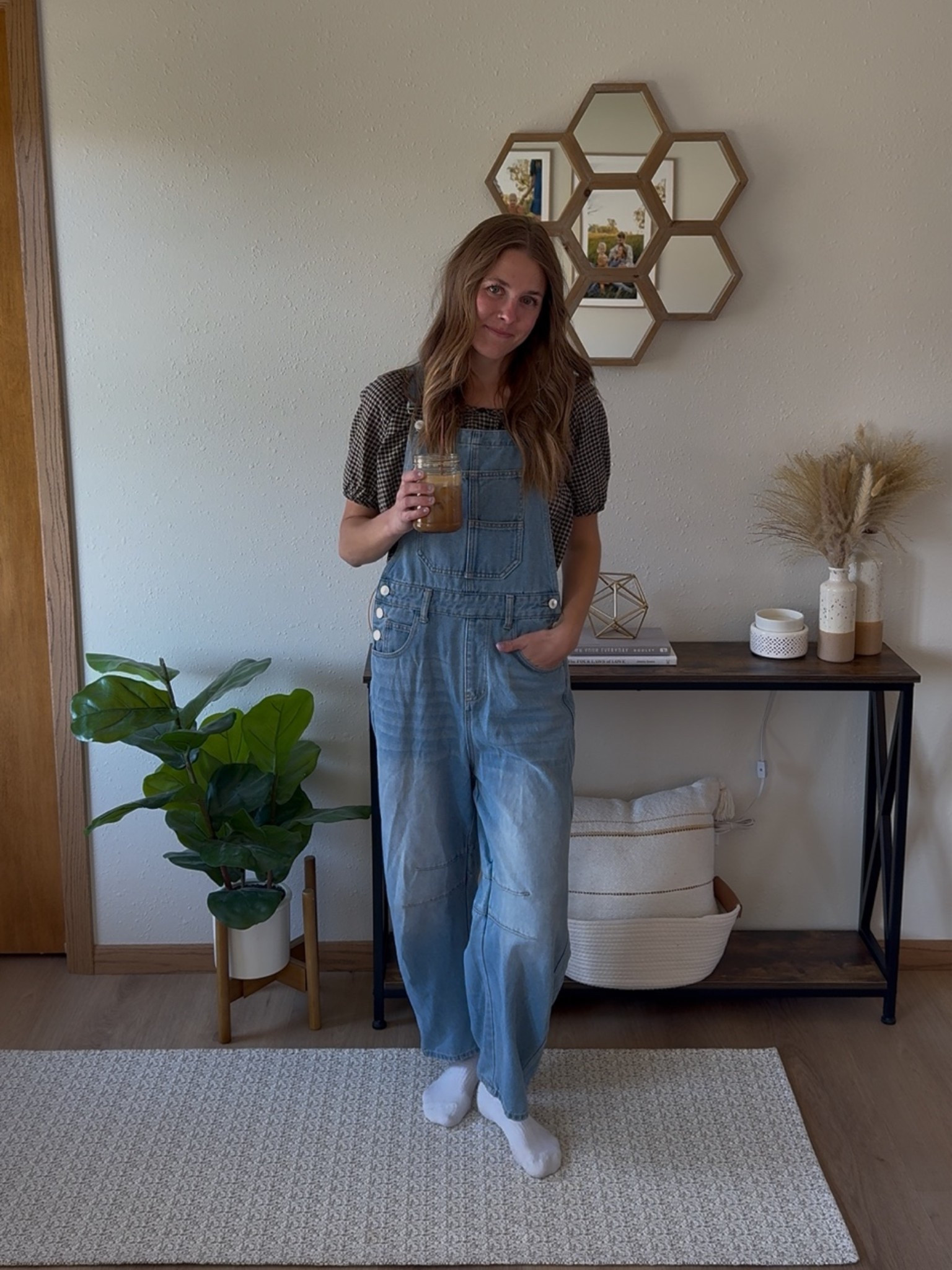 overalls paired with a cute blouse are a fav!!

#LTKootd #LTKmomlife #LTKmorningroutine
