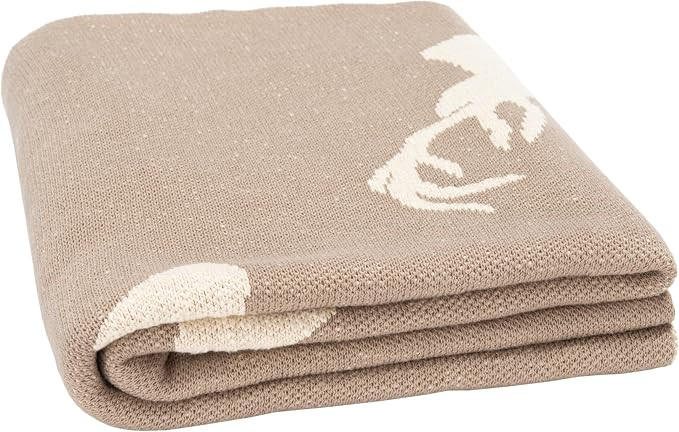 Safavieh Home Collection Yule Grey 50 x 60-inch Holiday Decorative Throw Blanket | Amazon (US)
