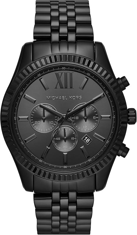 Michael Kors Lexington Chronograph Stainless Steel Watch | Amazon (US)