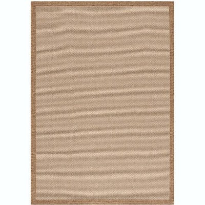Sisal All-Weather SAW644 UV & Stain Resistant Non-Shedding Power Loomed Indoor/Outdoor Area Rug - Natural/Brown - 8'x10' - Safavieh | Target