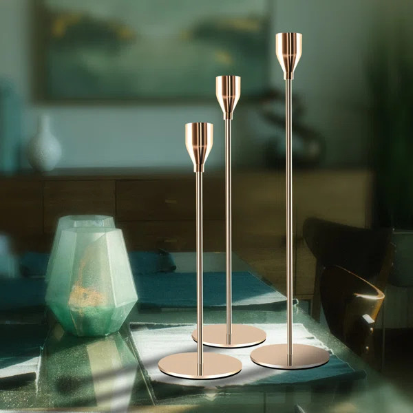 Set Of 3 Decorative Candle Holder | Wayfair North America