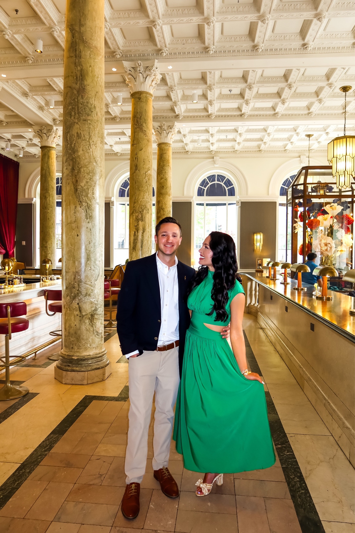 Under $45 amazon cutout high neck maxi dress (small, multiple colors), under $50 gold bow front heels, under $10 amazon gold floral earrings — a perfect spring or summer wedding guest or event dress! #founditonamazon  


#LTKShoeCrush #LTKWedding #LTKFindsUnder50