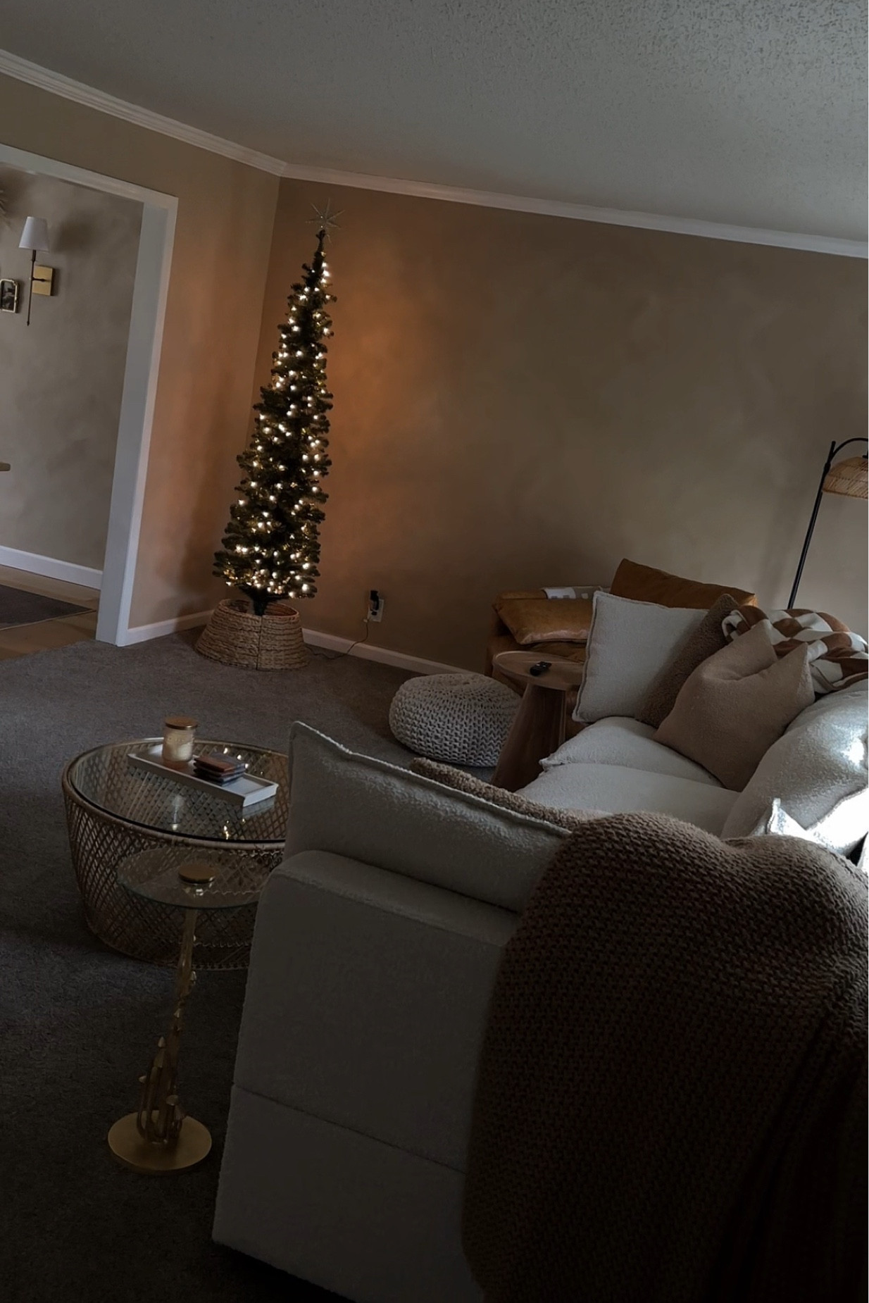 Cozy living room vibes for Christmas 🎄🫶

Cozy home, holiday decor, Christmas decorations, living room inspo, living room couch, coffee table, Christmas treee

#LTKCyberWeek #LTKHome #LTKHoliday
