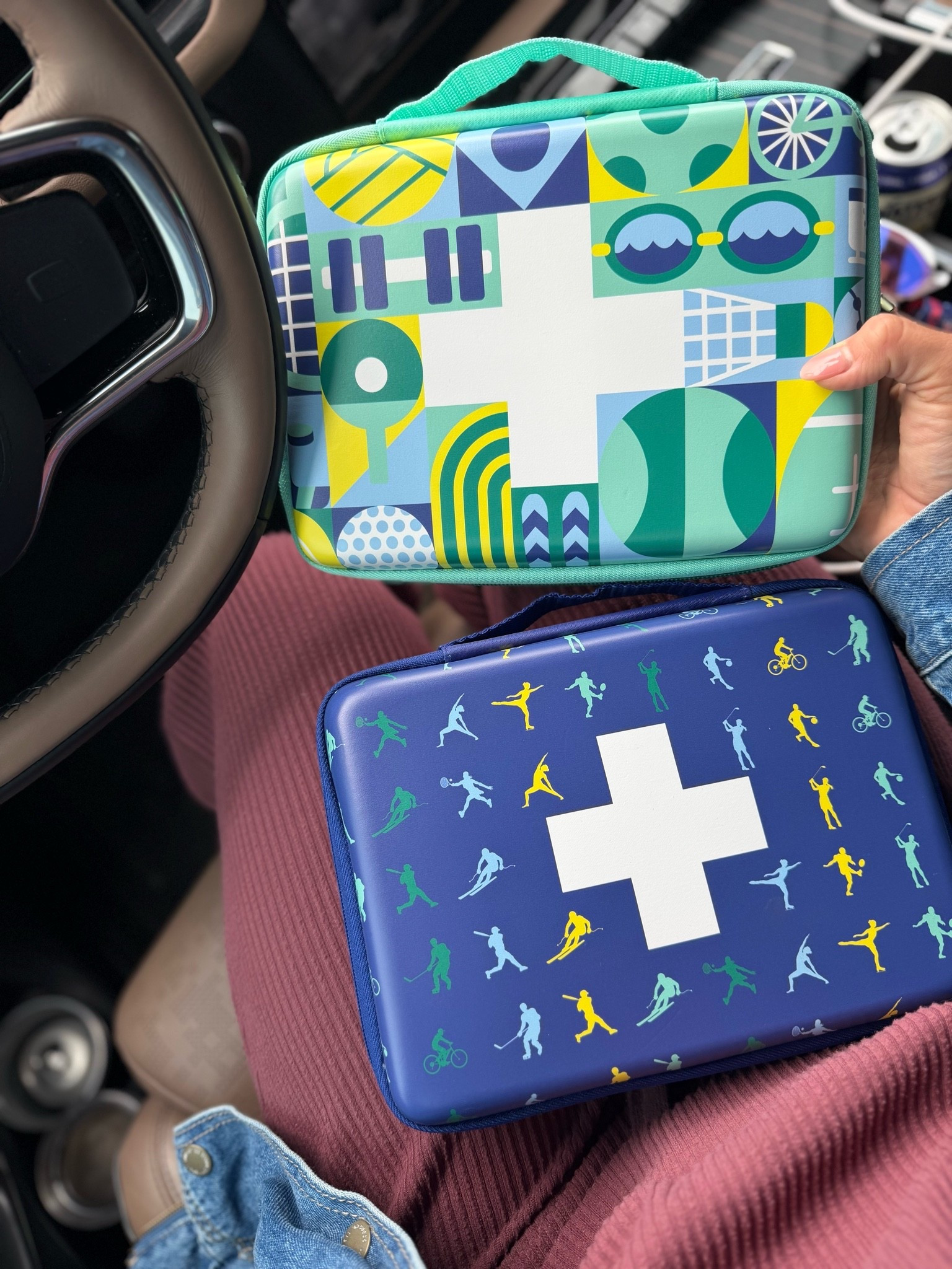 #ad Target does it again 👏 The BAND-AID® Brand Build Your Own First Aid Kit is back at Target and honestly it’s the ultimate sideline mom starter pack. When you buy 3 eligible first aid items, you get the bag FREE 🙌 I customized ours with BAND-AID® Brand bandages, Neosporin, and antiseptic spray so we can keep one in the car all summer long for practices, pool days, camps, road trips, and everything in between 😅 I love that you can build it around what your family actually uses, and the sports-themed bags this year are SO cute ⚽️🏀⛳️ #ad #TargetPartner #BANDAIDBrandPartner #firstaidkit #Target @Target   @bandaidbrand @Shop.LTK #liketkit https://on.ltk.com/+BRiL4k0Wgj7IE1nGEywmDw

#LTKmomlife #LTKKids #LTKActive
