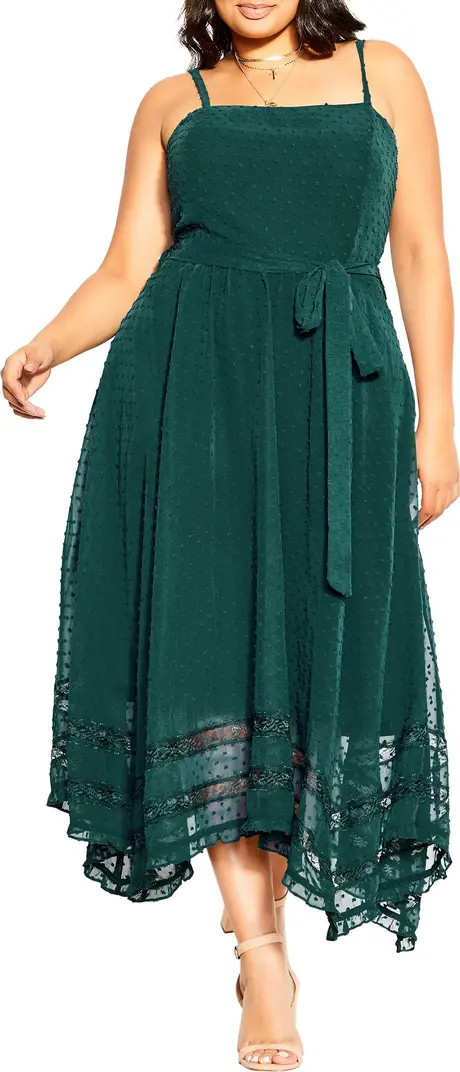 City Chic Flirty Nature Midi Dress | Nordstrom | Nordstrom