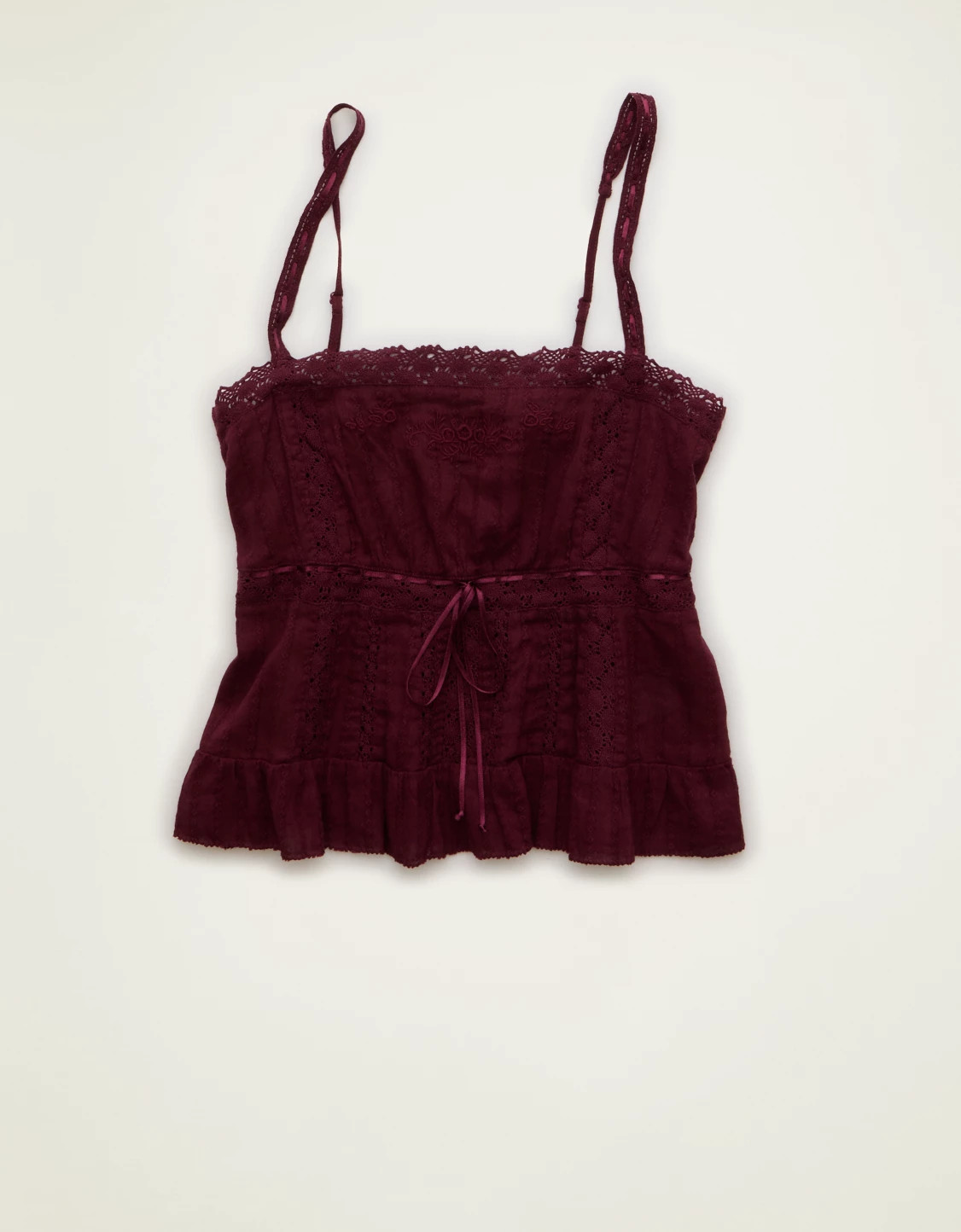 AE Lace-Trim Cami | American Eagle Outfitters (US & CA)