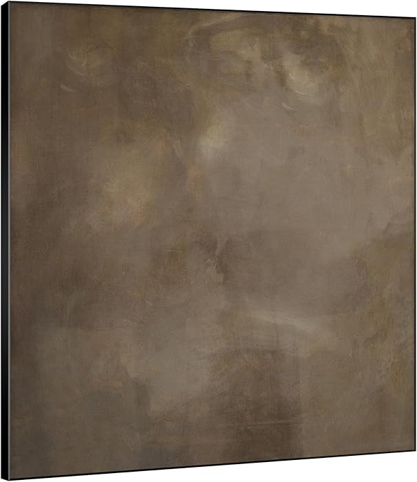 SIGNWIN 60"x60" Extra Large Framed Wall Art Warm Taupe Abstract Print for Home Living Room Bedroo... | Amazon (US)
