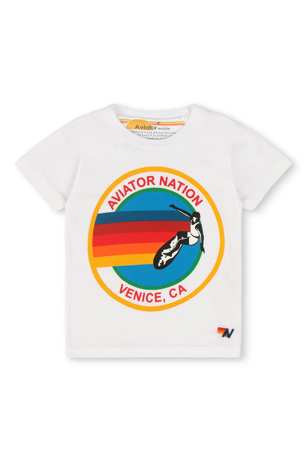 KID'S AVIATOR NATION TEE - WHITE | Aviator Nation
