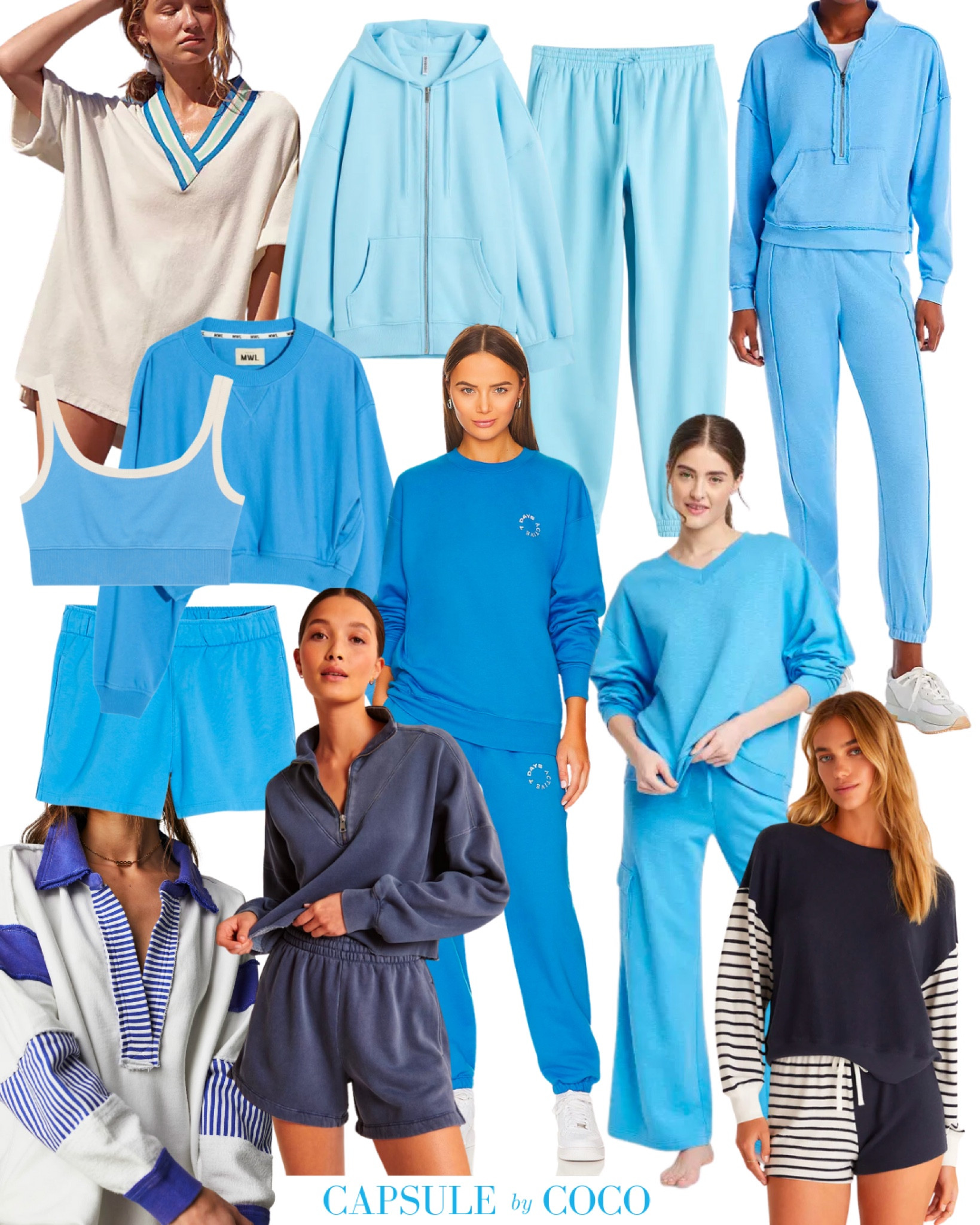 LOUNGEWEAR 💙

Lounge set, lounge sets, loungewear, sweat set, sweats, sweatpants, sweat shorts, hoodie, crewneck, preppy loungewear, matching set, matching sets, blue sweatshirt, blue sweat set, blue loungewear, navy sweatshirt, navy sweat set, navy loungewear, Capsule By CoCo, CapsuleByCoCo

#LTKFind #LTKstyletip