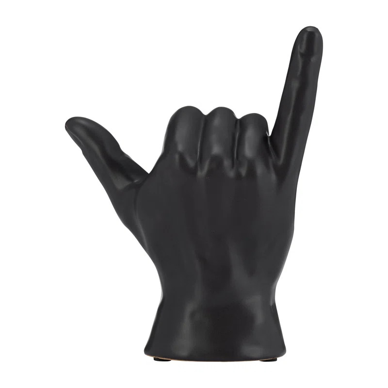 Ceramic Hand Statue Decor Symbols | Wayfair North America