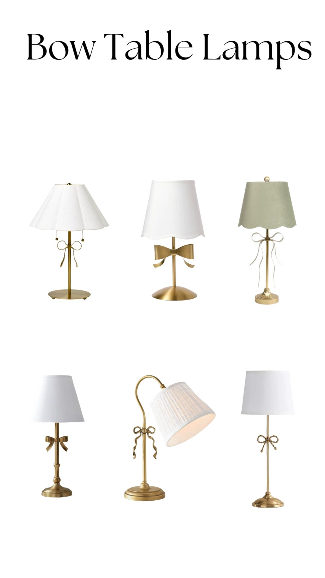 Bow Table Lamps I Love

If you're looking for lighting that feels charming, collected, and a little whimsical, these bow table lamps are some of my favorite traditional-friendly finds right now.

bow lamp, bow decor trend, table lamps, traditional lighting, cottage style decor, bedroom lighting ideas, living room lamps, whimsical home decor, brass table lamp, traditional home style 

 #LTKHome #LTKKids