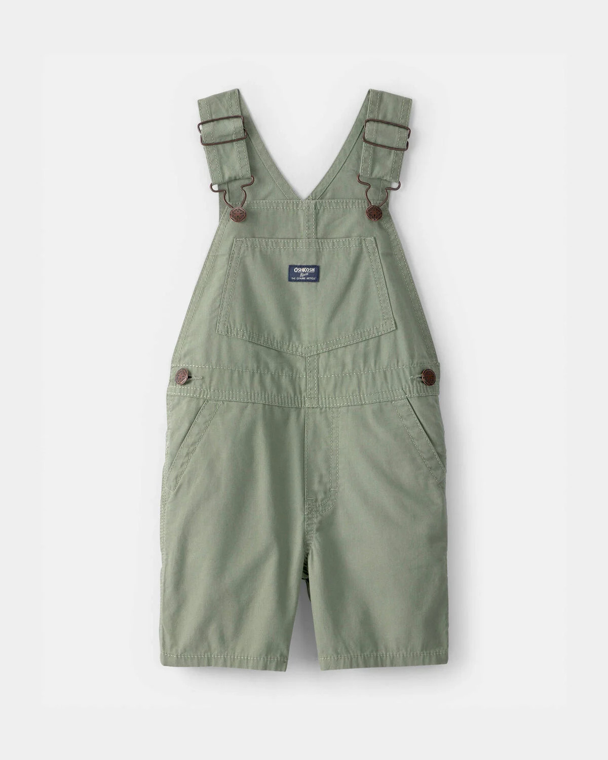 Toddler Boy Canvas Shortall - Olive | Carter's Inc