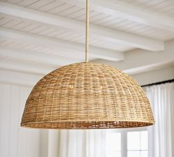 Marion Woven Dome Pendant (34") | Pottery Barn (US)