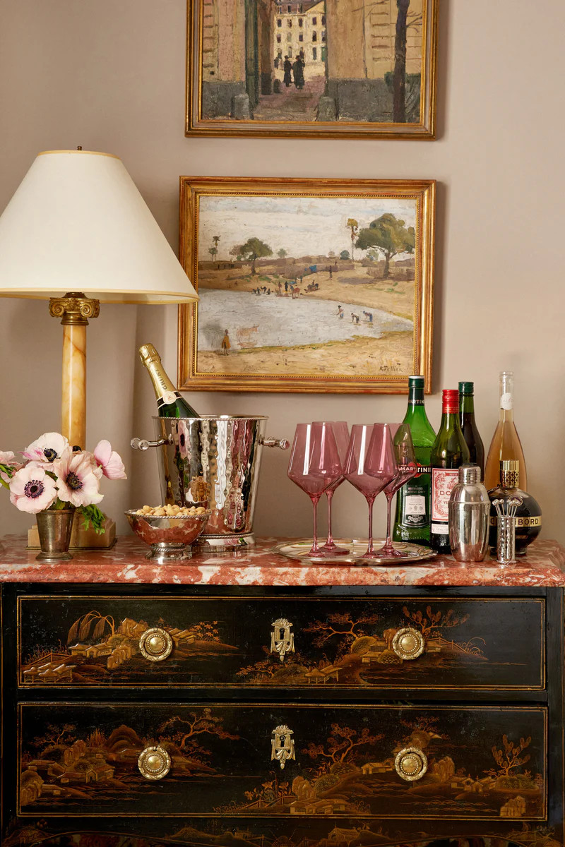 Rose Stemmed Wine Glasses (Set of 6) | Tuckernuck (US)