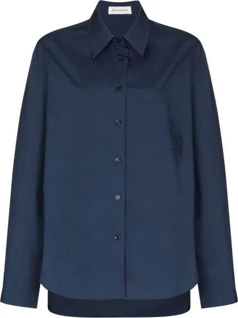Frankie Shop Lui long-sleeve Shirt - Farfetch | Farfetch Global