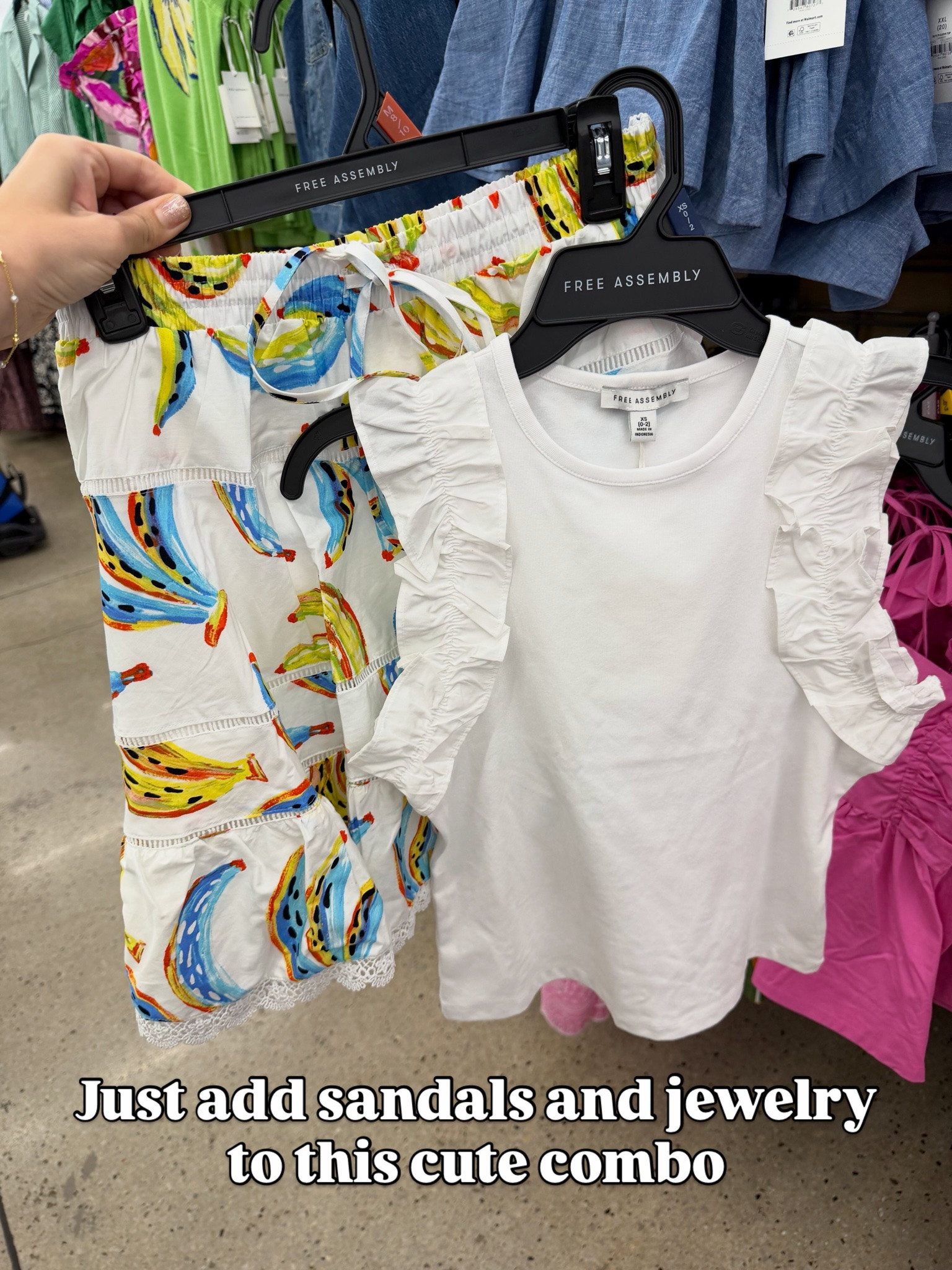 Walmart top and skirt combo for summer events, parties, date night, brunch #walmartfashion