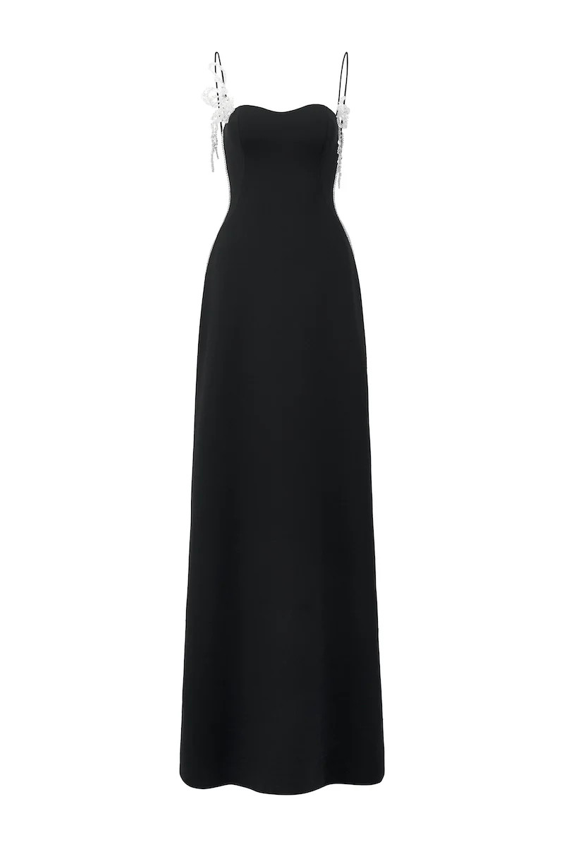 SPAGHETTI STRAP POLY CREPE MAXI DRESS | L'SCARLETT | CULT MIA | CULT MIA UK LTD